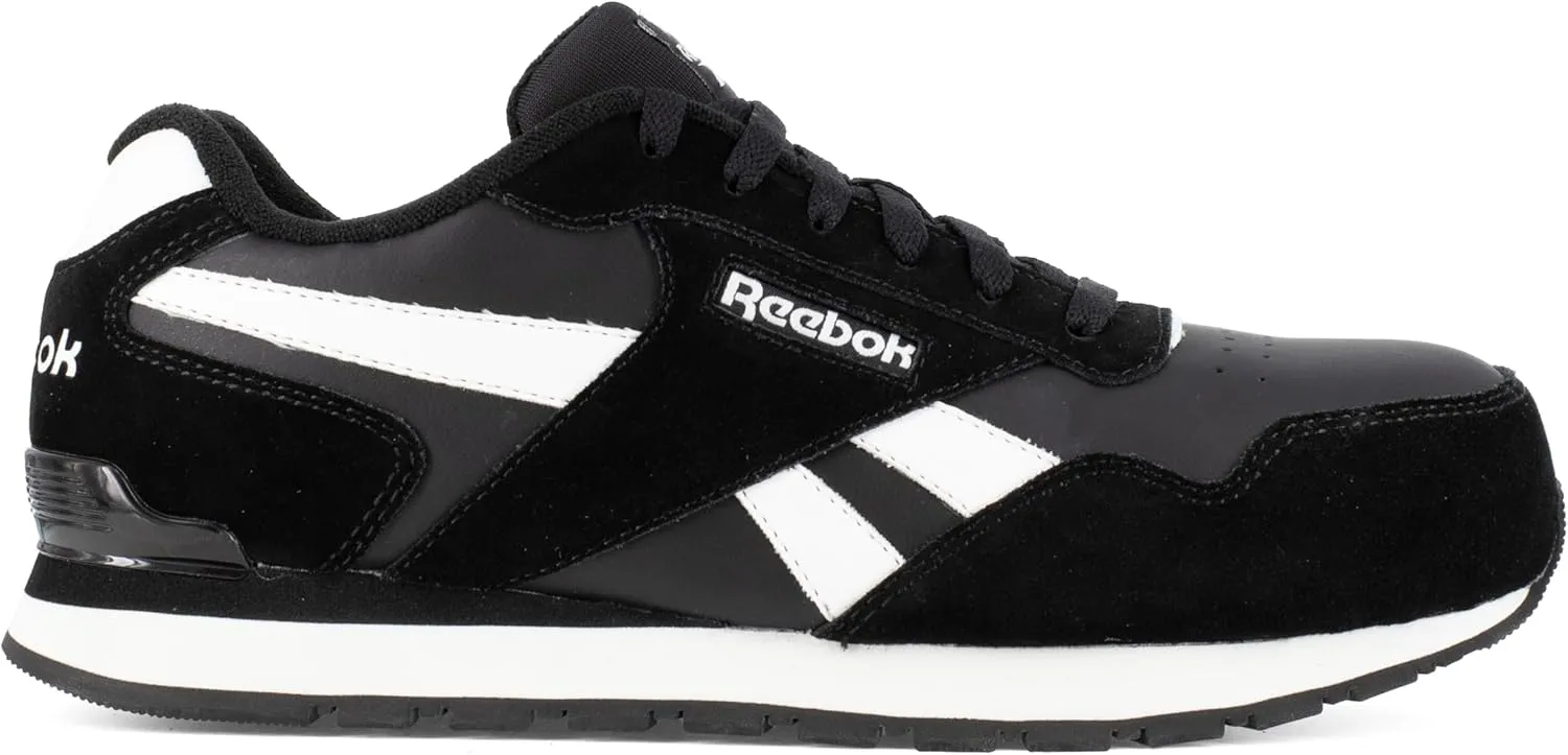 Reebok Men's Rb1982 Harman Work Construction Shoe Black and White Safety