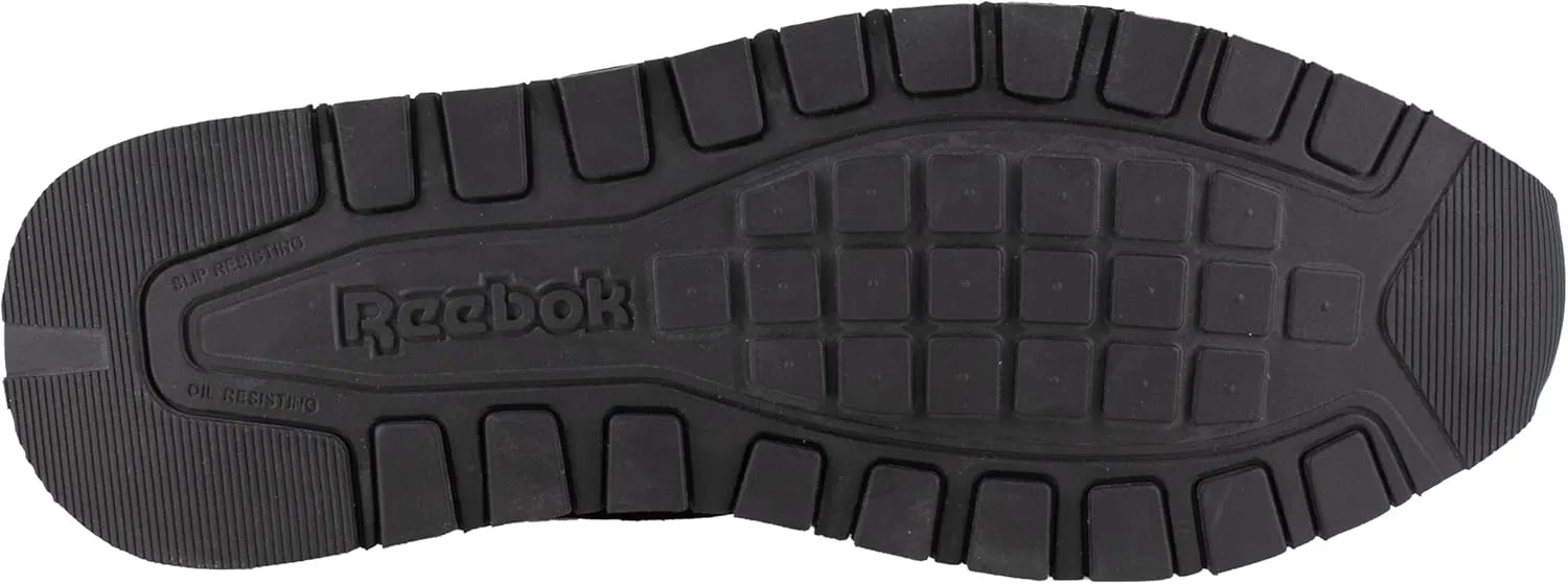 Reebok Men's Rb1982 Harman Work Construction Shoe Black and White Safety