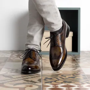 Rich Patina Brogue Shoe