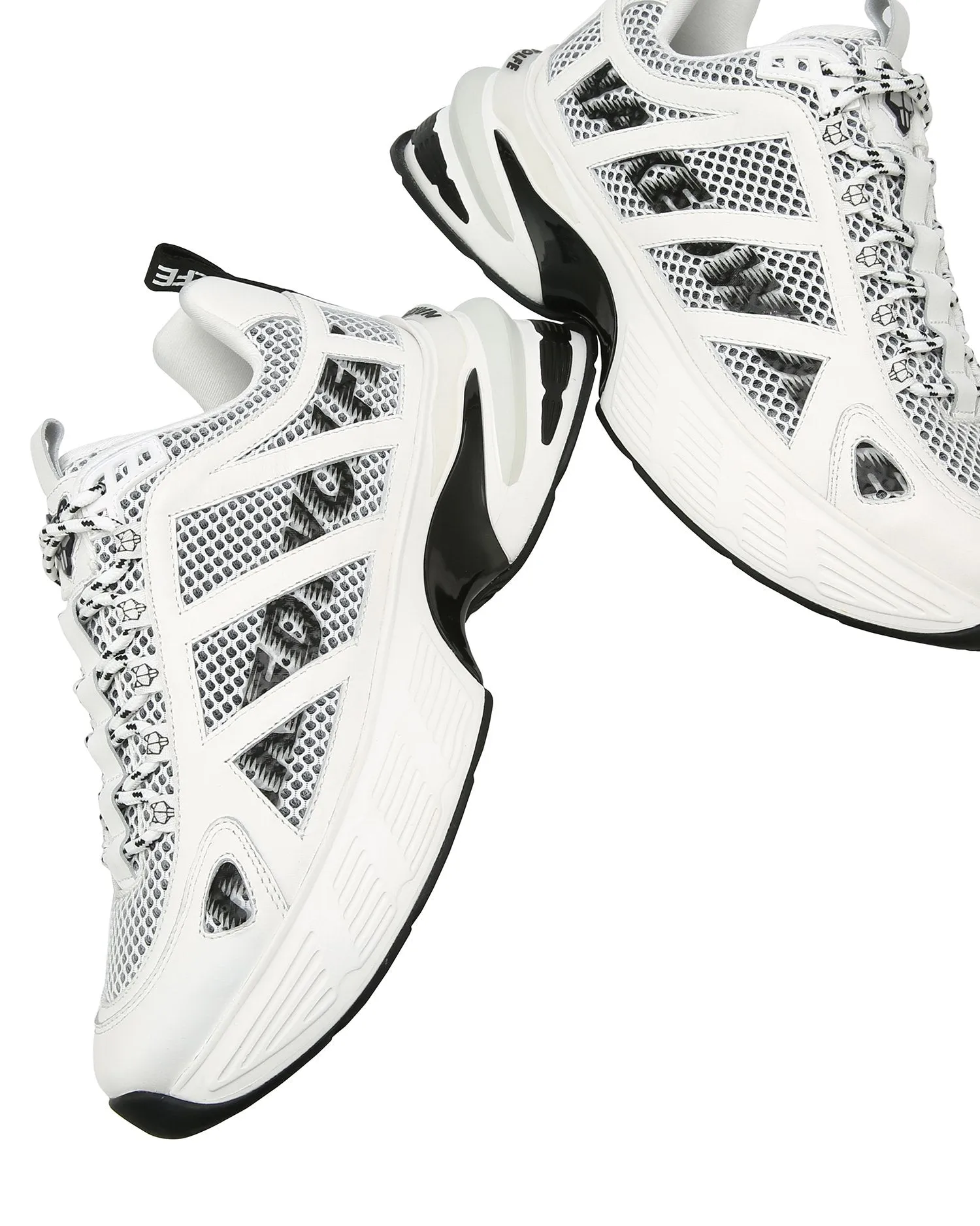 Sain White Leather