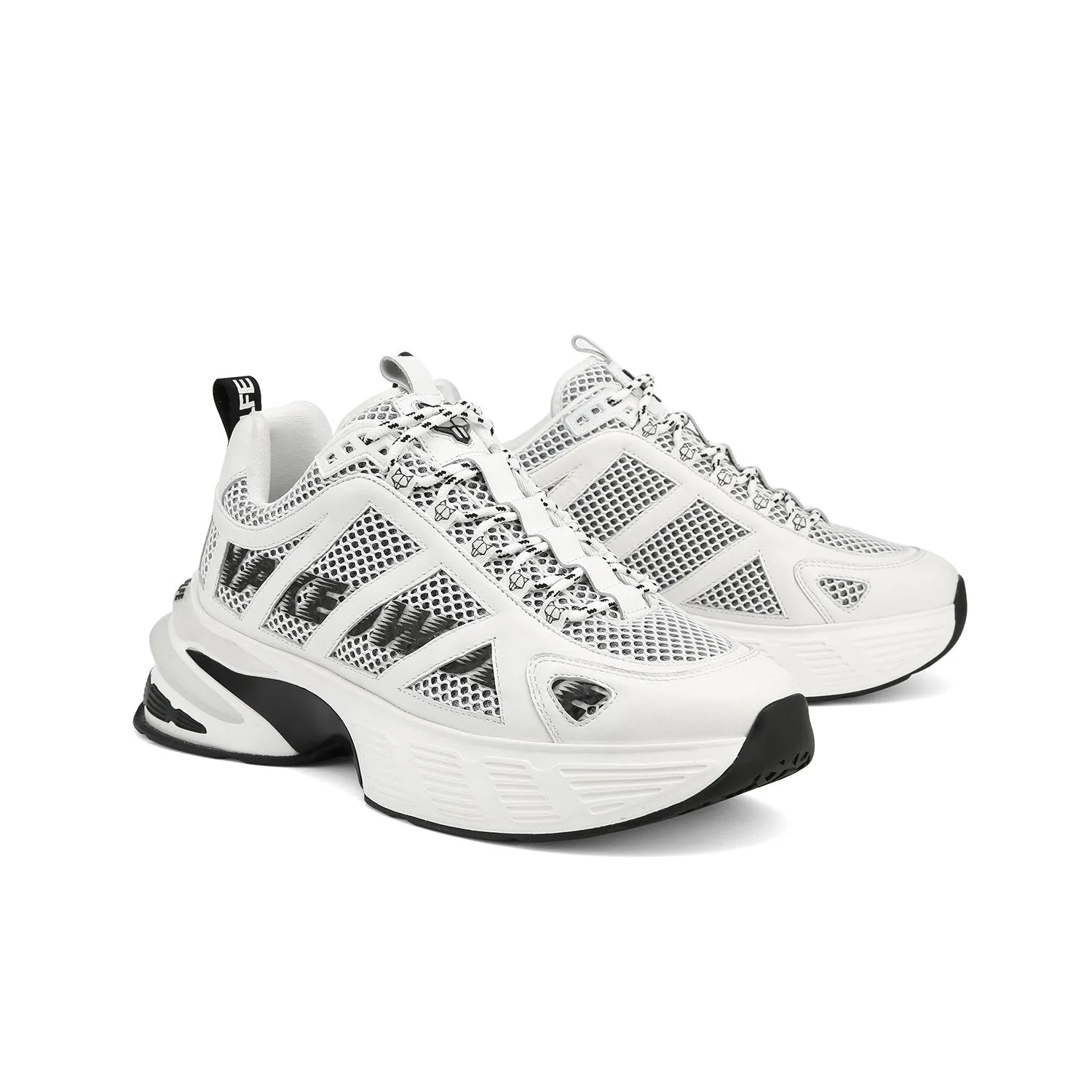 Sain White Leather