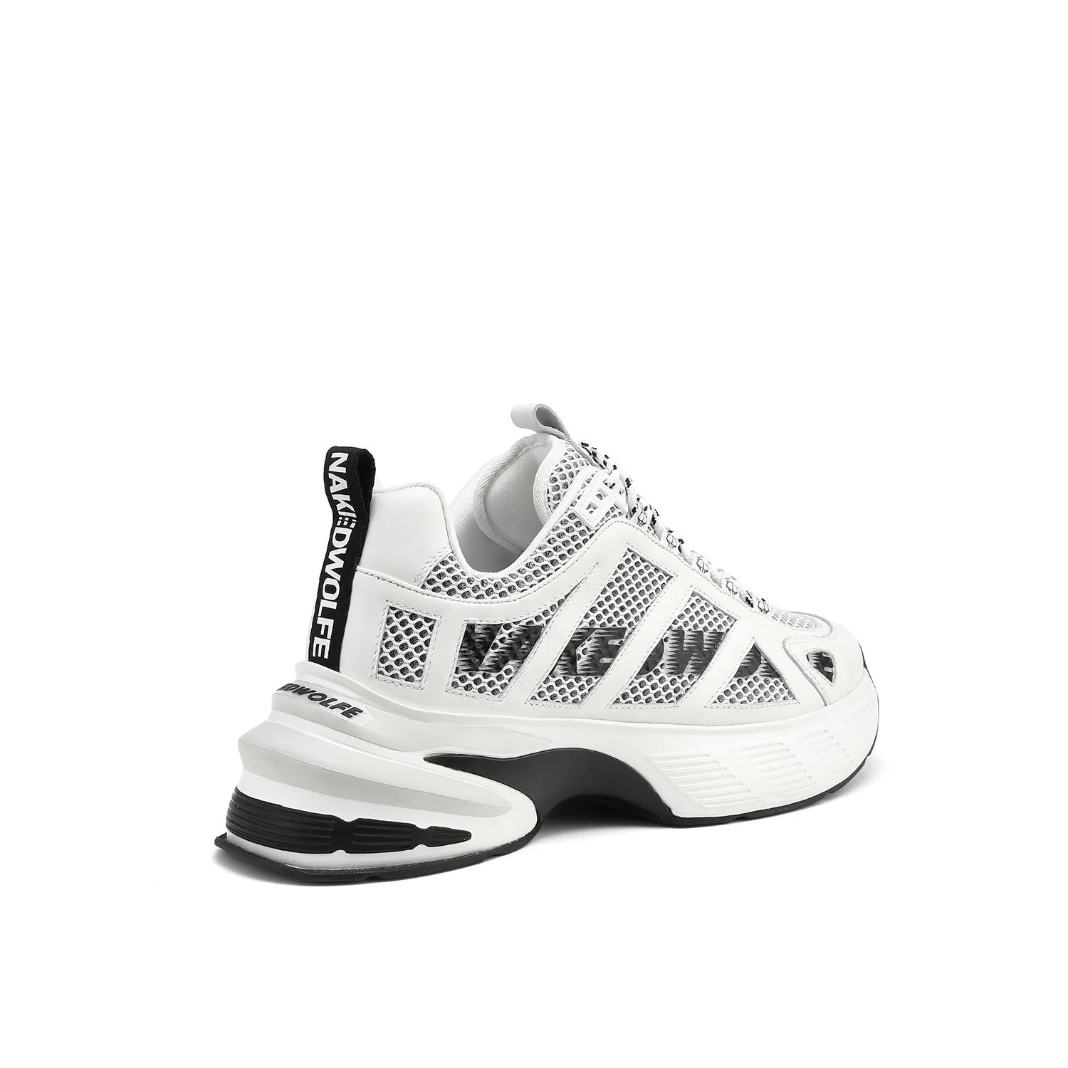 Sain White Leather