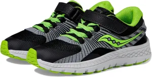 Saucony Velocer A/C Sneaker(Little Kid/Big Kid) Black/Green 1 Little Kid M