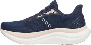 Saucony Women's Triumph 23 Sneaker, Navy/Cameo, 10