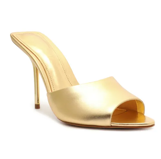 Schutz Metallic Sandals