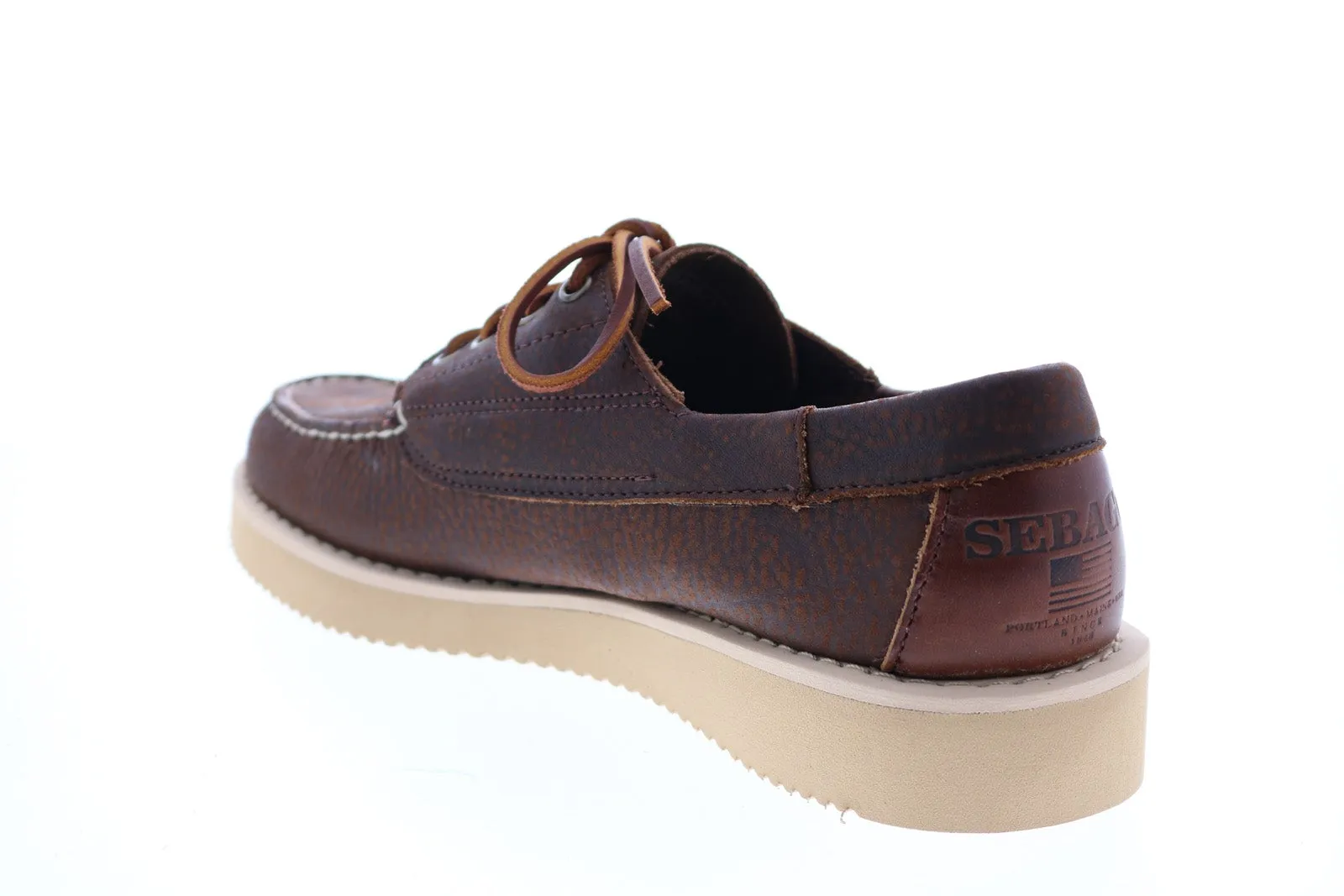 Sebago Askook Tum EVA 74111LW Mens Brown Loafers & Slip Ons Boat Shoes