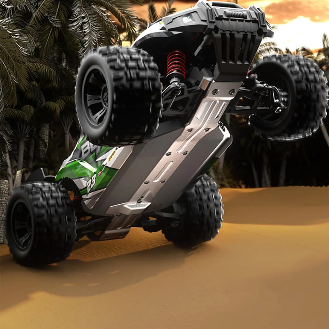 SG118PRO 1/18 Remote Control Off-Road Car, 2.4G Full-Proportional 4WD 35KM/H High-Speed RC Climbing Car Mini Electric Carbon Brush RC Buggy Rock Crawler Model Gift -RTR