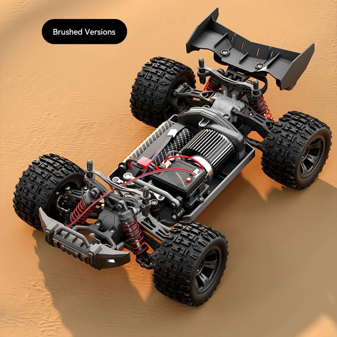 SG118PRO 1/18 Remote Control Off-Road Car, 2.4G Full-Proportional 4WD 35KM/H High-Speed RC Climbing Car Mini Electric Carbon Brush RC Buggy Rock Crawler Model Gift -RTR