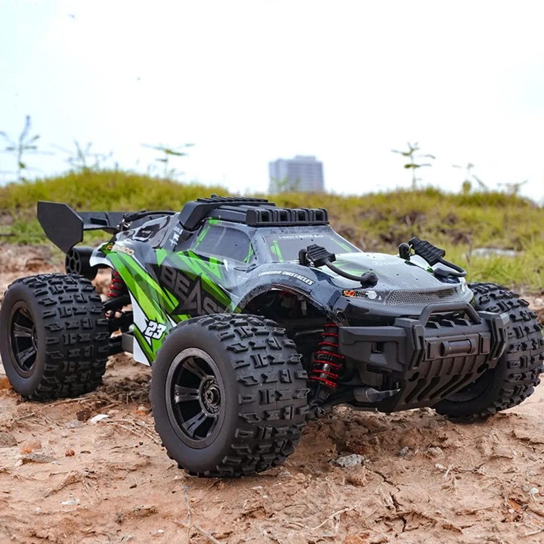 SG118PRO 1/18 Remote Control Off-Road Car, 2.4G Full-Proportional 4WD 35KM/H High-Speed RC Climbing Car Mini Electric Carbon Brush RC Buggy Rock Crawler Model Gift -RTR