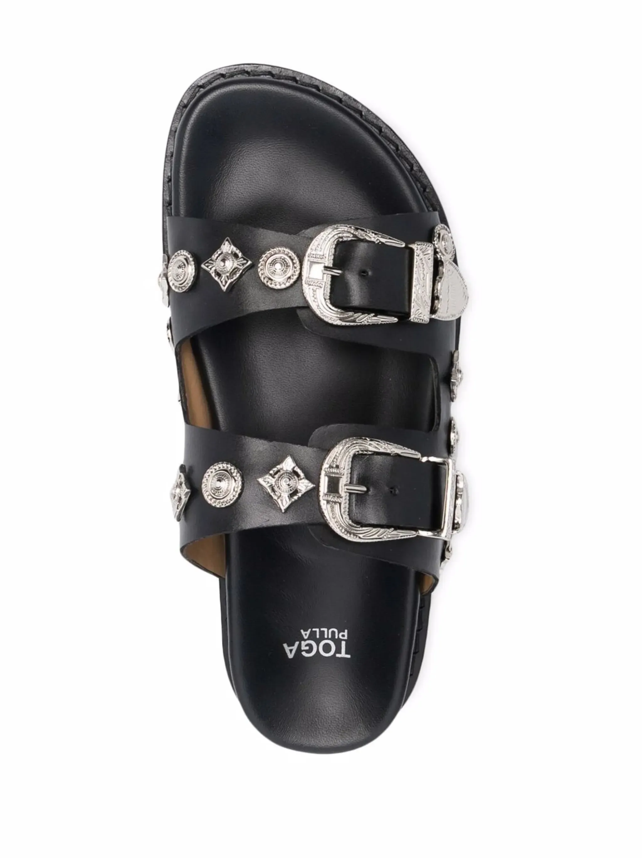 Side-buckle Sandals