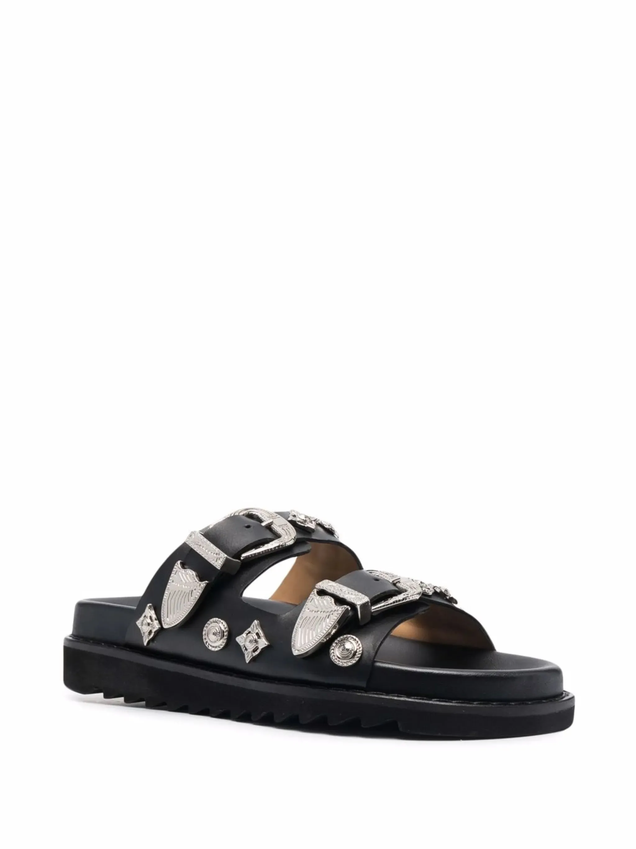 Side-buckle Sandals