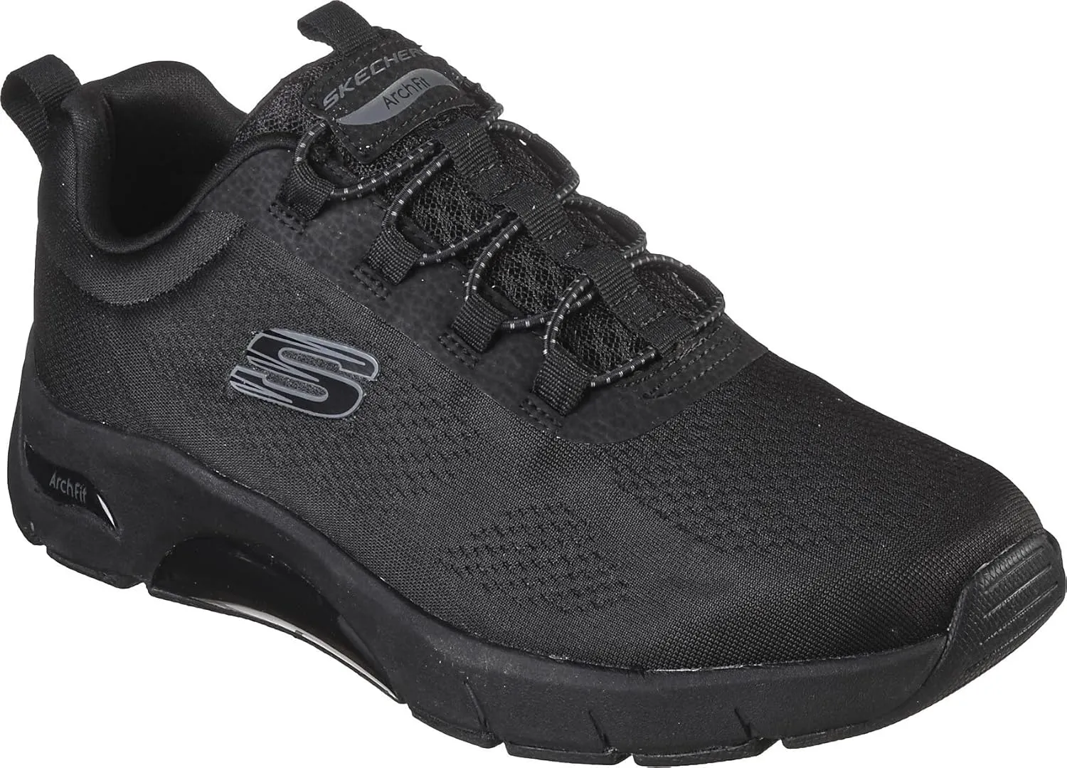 Skechers Men's Skech-Air Arch Fit Lace Up Shoe - Billo - Black - US 9