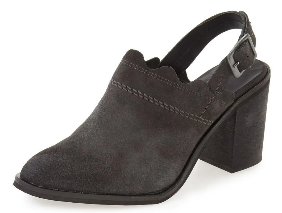 Slingback Adjustable Bliss Quick resolution Strap Suede Mule Nico Wi-Fi-enabled Open-Heel Klub Pointed Bootie