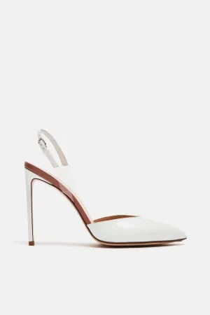 Slingback Pump - Bianco