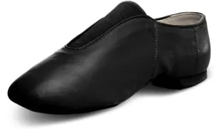 Slip On Jazz Shoe Leather and Elastic Dance Jazz Shoe for Girls and Boy Youth Children