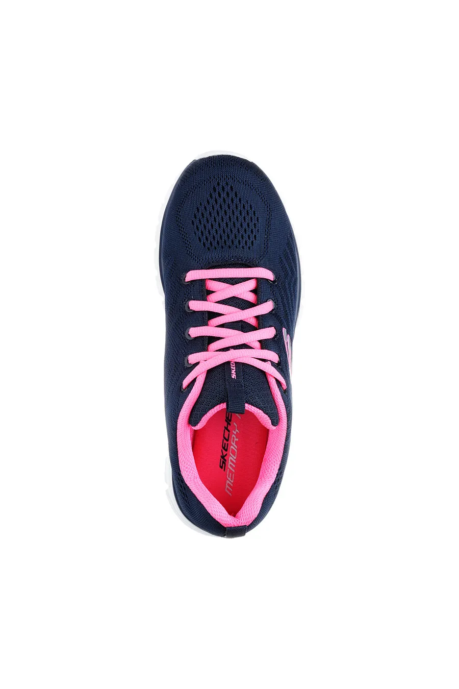 Sneakers Navy Con Pianta Larga Skechers Graceful Get Connected