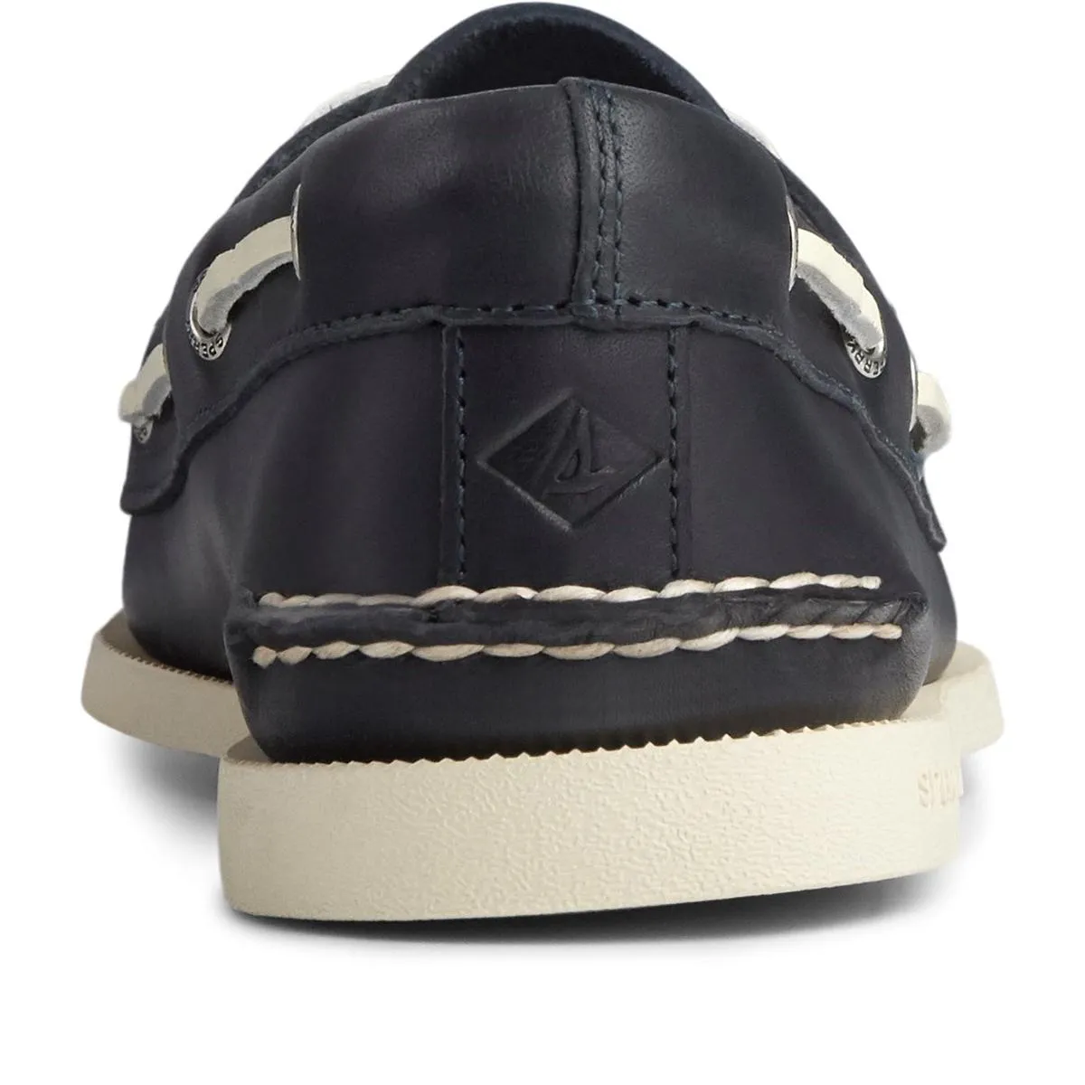 Sperry Authentic Original Leather Boat Shoe Navy