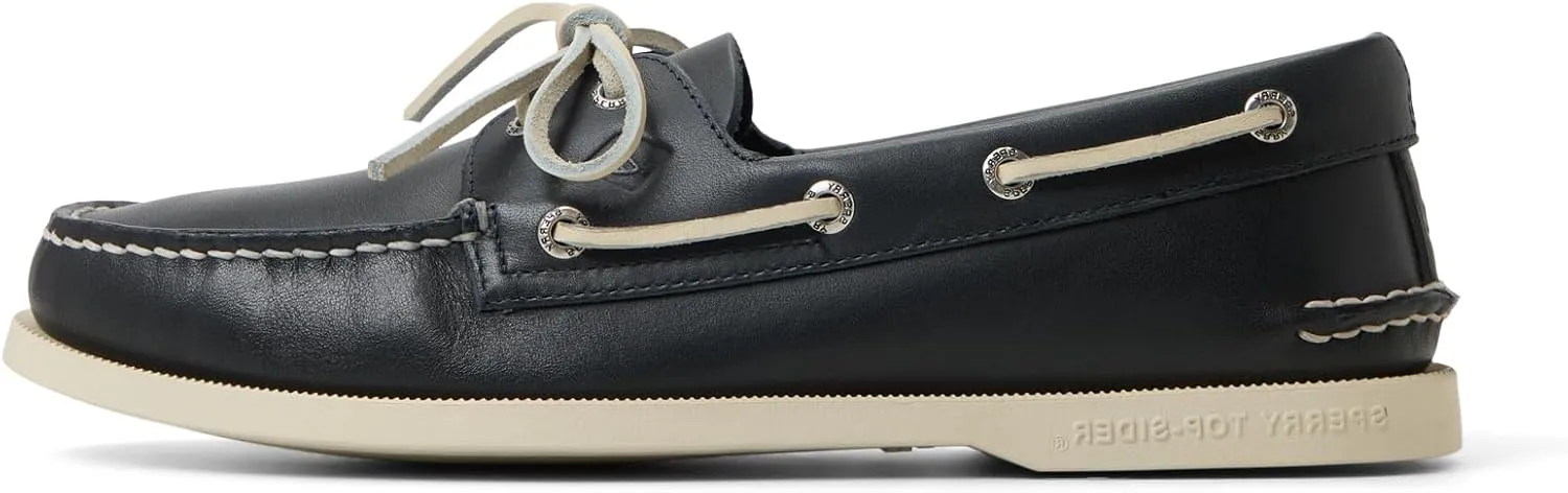 Sperry Men's Authentic Original 2-Eye Boat Shoe, Navy, 8