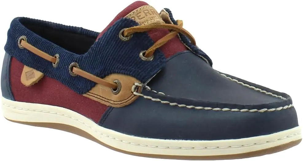Sperry Womens Koifish Corduroy Boat Flats Casual - Blue
