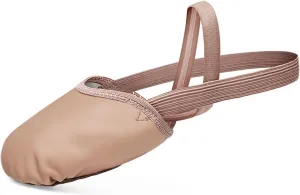 Stelle Leather Half Soles Dance Shoes Womens Lyrical Pirouette Turners Dance Shoes for Turning (Girls/Boys/Men/Adult)