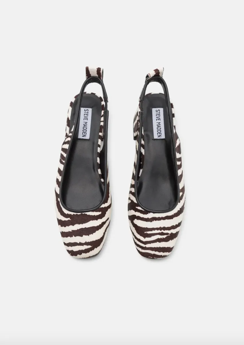 Steve Madden - High heeled sandal - Zebra - Smitten