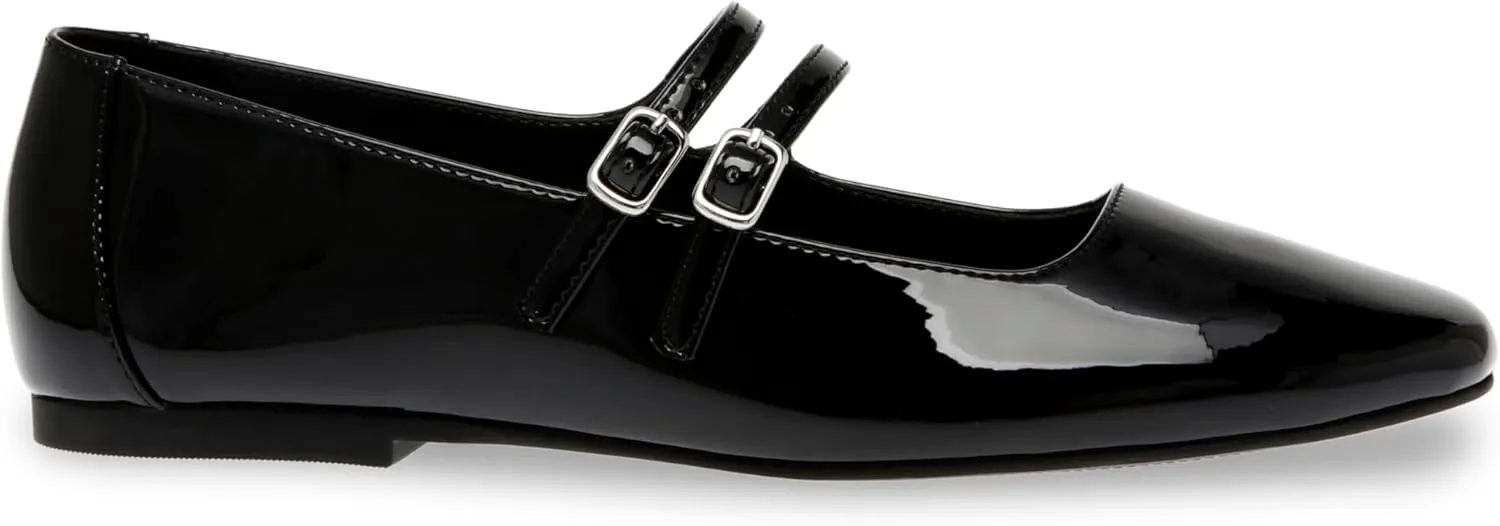 Steve Madden Women's Mary Jane Flat Shoe