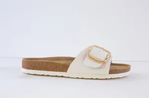 SUSST - MALTA25 FLAT BUCKLE MULE - WHITE