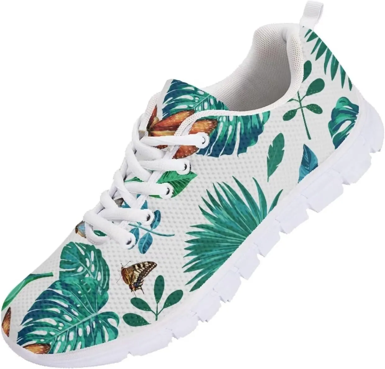 SYtrade Running Sneaker for Women Slip On Tennis Shoes Gym Sneaker White Sole