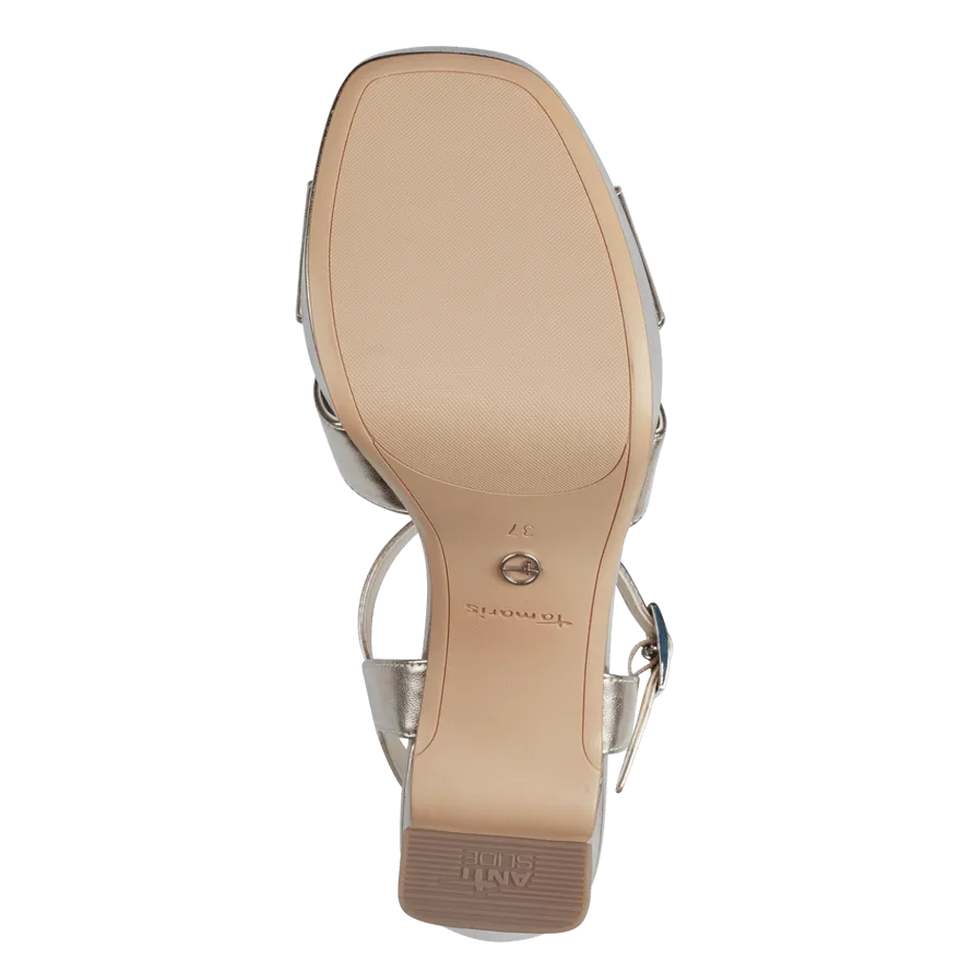 Tamaris Ladies Block Heel Platform Sandal 28349-42 933