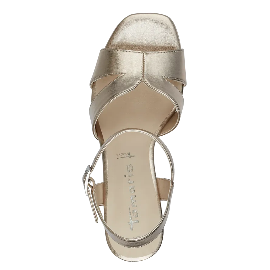 Tamaris Ladies Block Heel Platform Sandal 28349-42 933