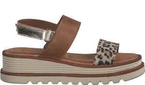 Tamaris Ladies Low Wedge Sandal 28237 392