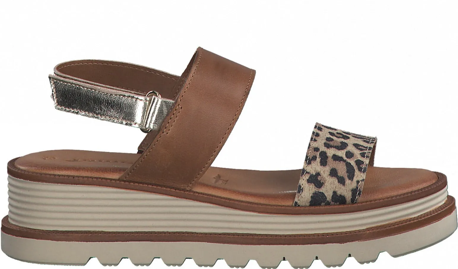 Tamaris Ladies Low Wedge Sandal 28237 392