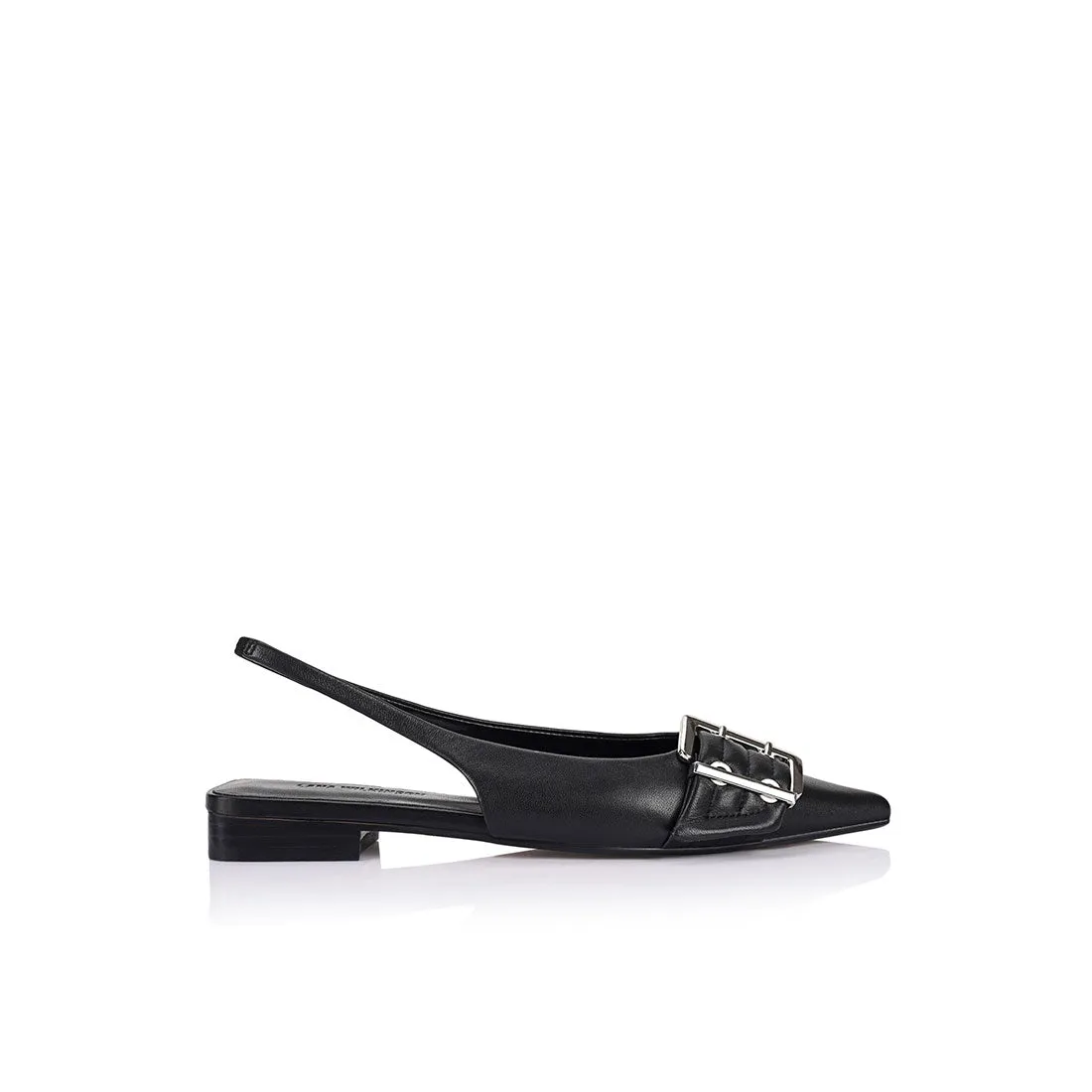 Taylor Flat Black Leather