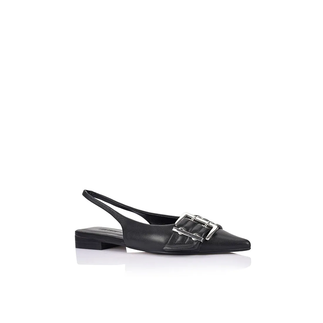 Taylor Flat Black Leather
