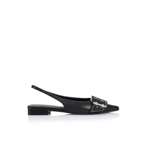 Taylor Flat Black Leather