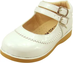 The Doll Maker Girl's Mary Jane Flat for Toddler/Little Kid School Dress Shoes