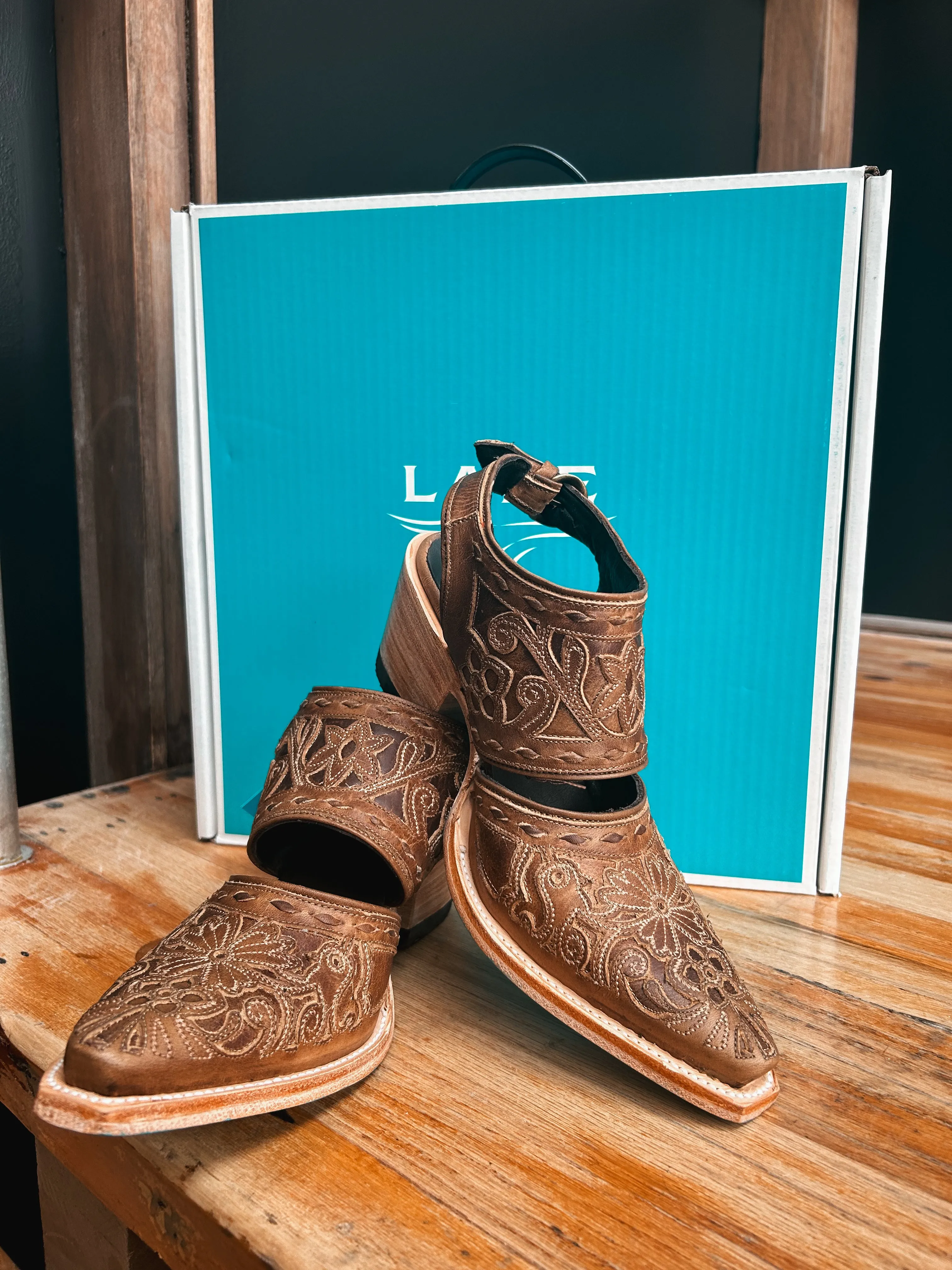 The Robin Slingback Mule {Burnt Caramel}