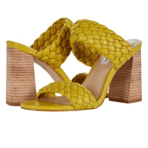 Tielo Citron Braided Heeled Sandals