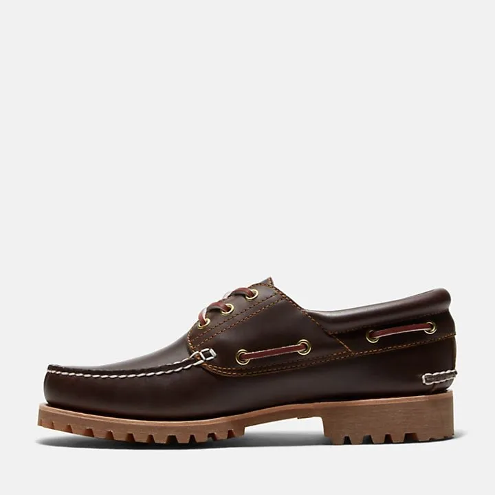 Timberland 3-Eye lug boat shoe Classic Brown M