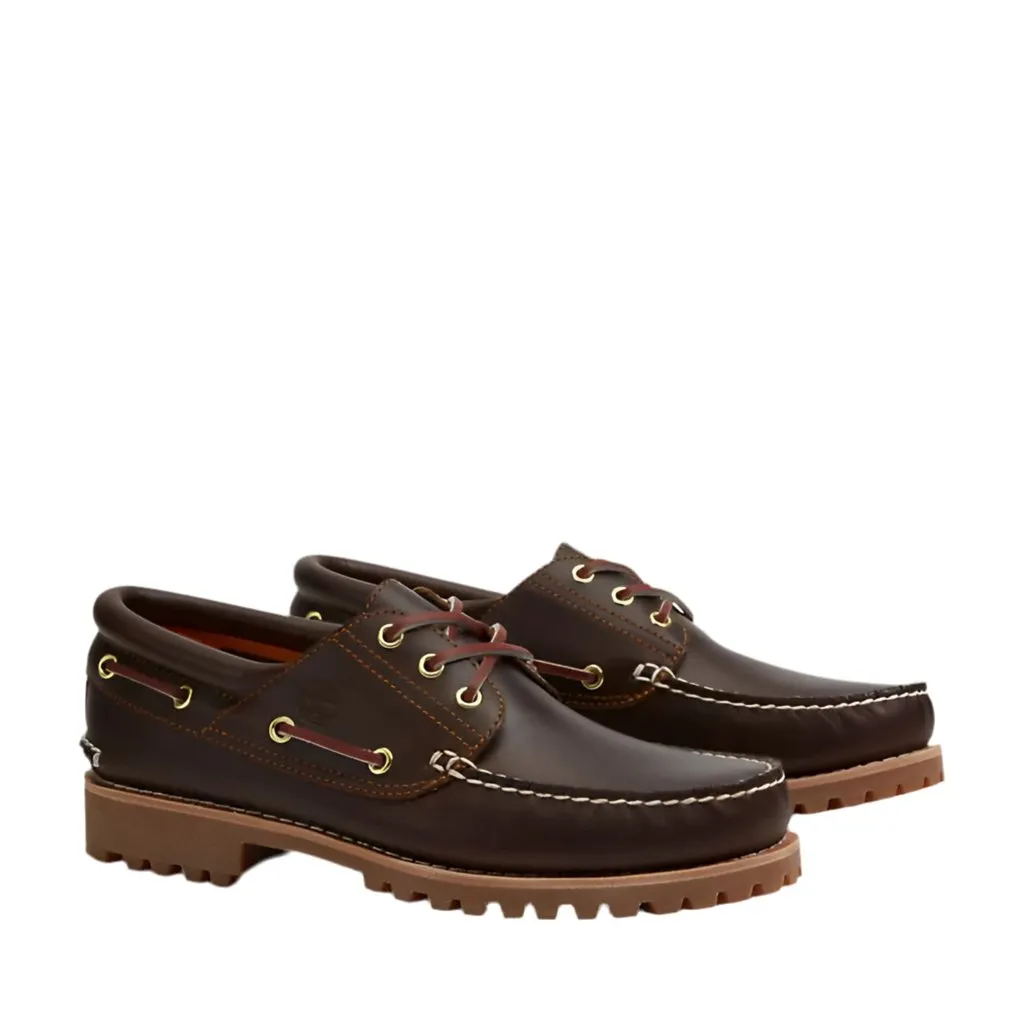 Timberland 3-Eye lug boat shoe Classic Brown M