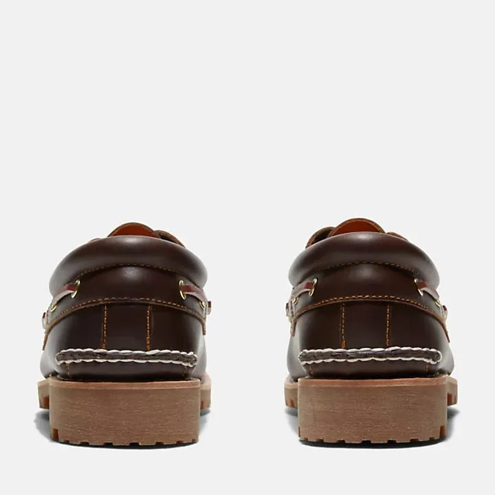 Timberland 3-Eye lug boat shoe Classic Brown M