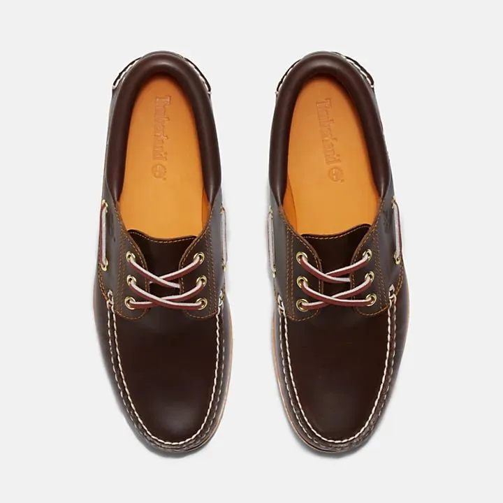Timberland 3-Eye lug boat shoe Classic Brown M