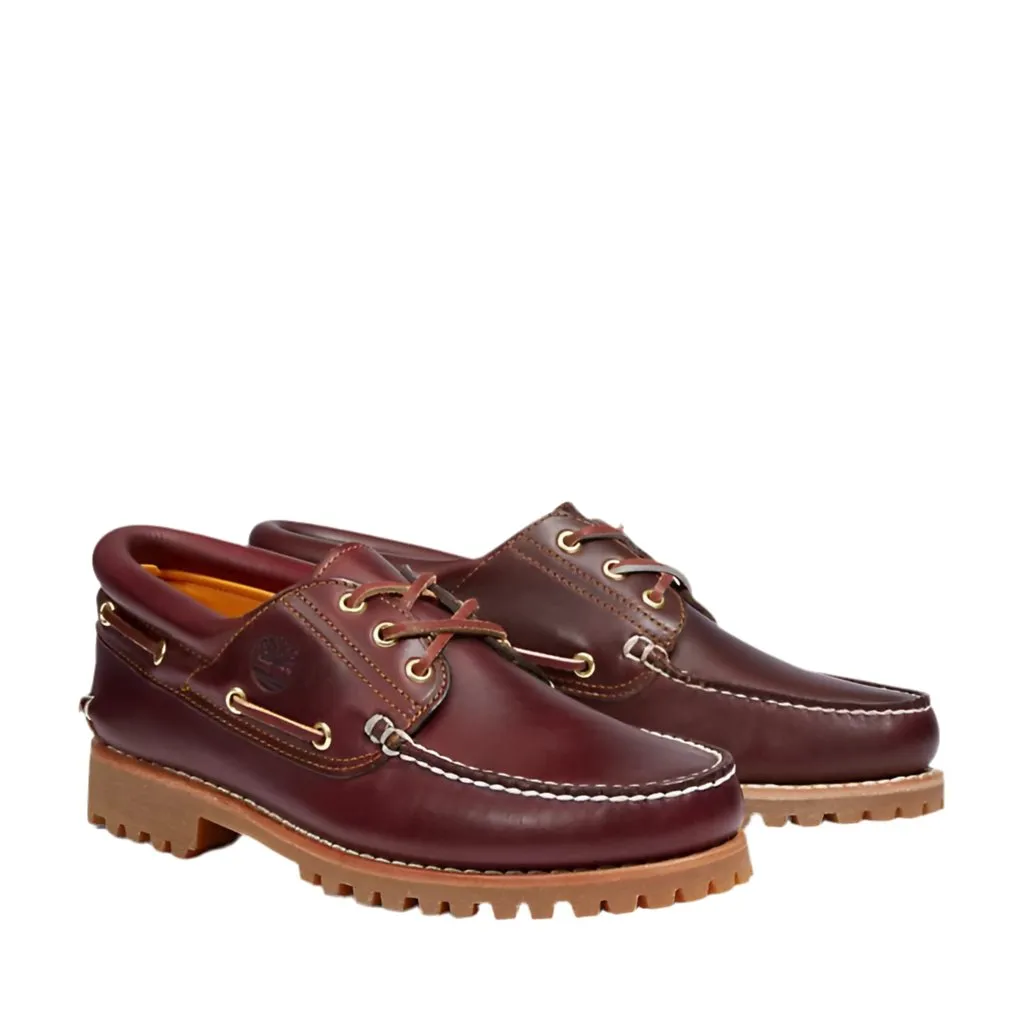 Timberland 3-Eye lug boat shoe Classic Burgundy M