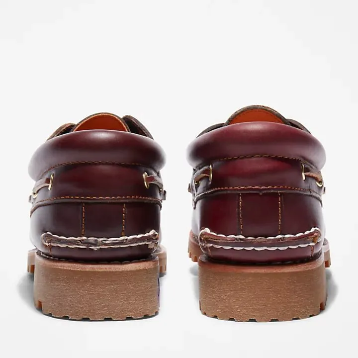 Timberland 3-Eye lug boat shoe Classic Burgundy M
