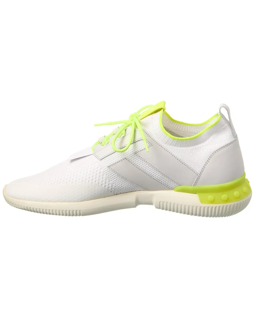 TOD’s Knit & Leather Sneaker
