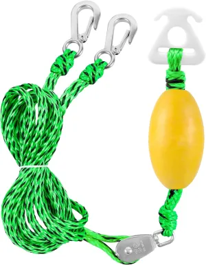 Tow Harness with Float, Boat Tow Rope for Tubing, Heavy Duty Tow Harness for Water ski,Wakeboard, kneeboard