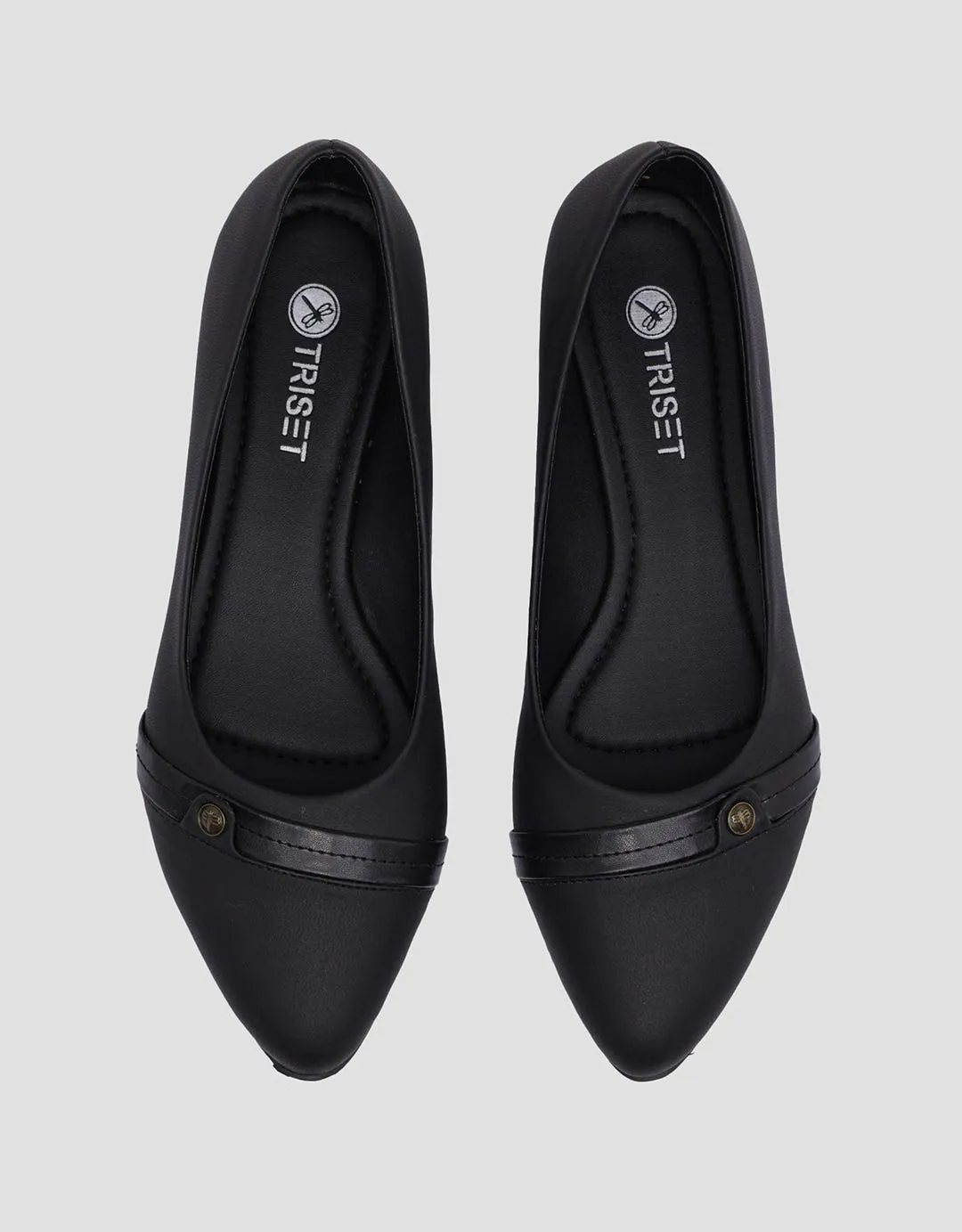 Triset Pointed Toe Sepatu Oxford Wanita