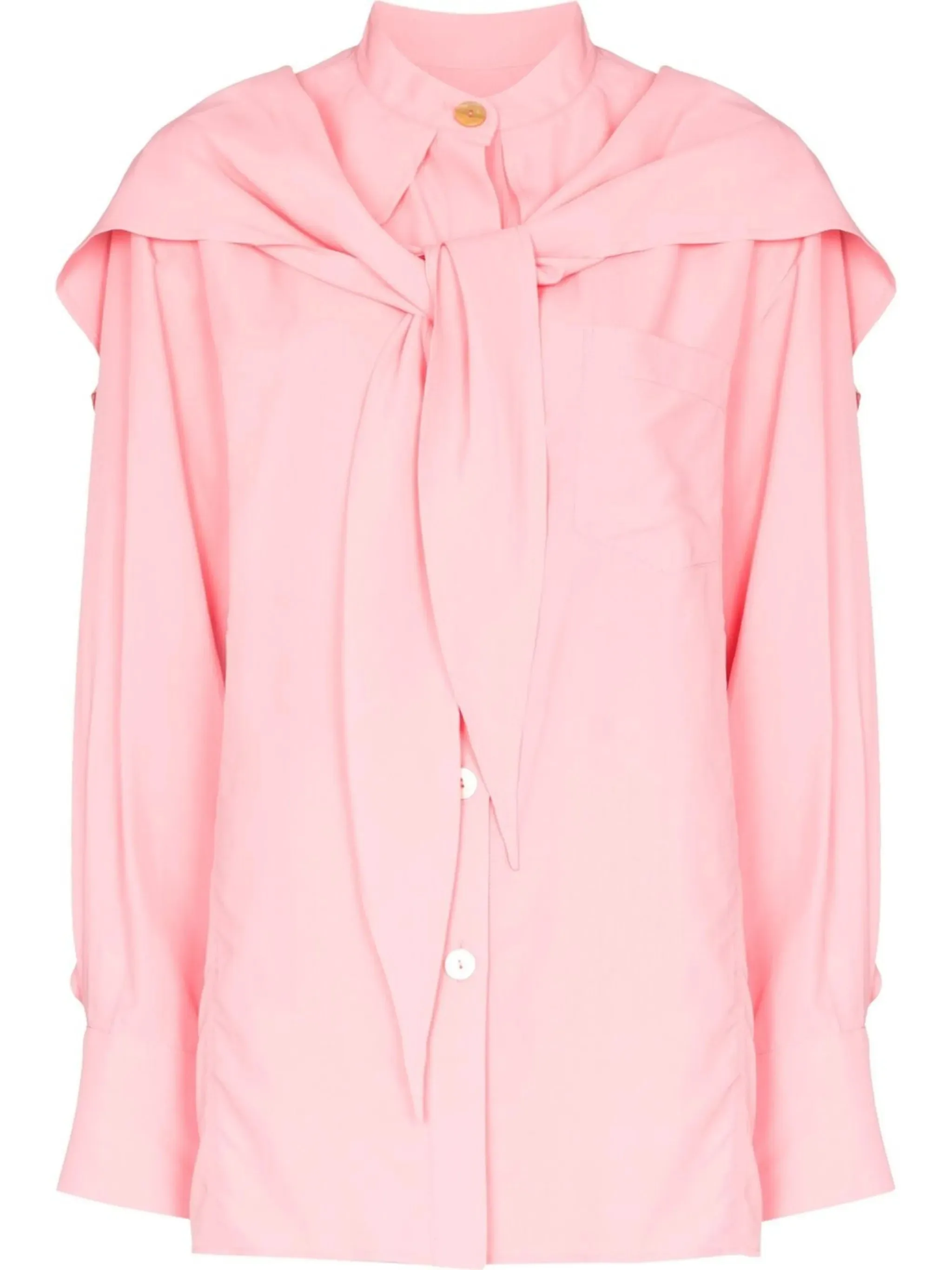 Unbeatable range shirt Wholesale scarf-detail
