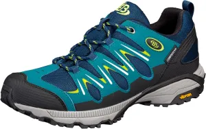 Unisex Path Cross Country Running Shoe, Marine Petrol Lemon, 8 US Men
