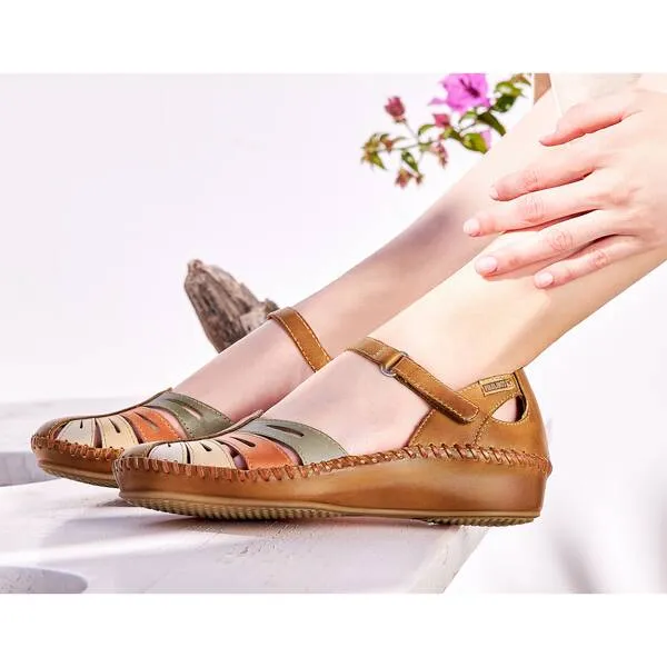 'Vallarta' women's sandal - brown mix